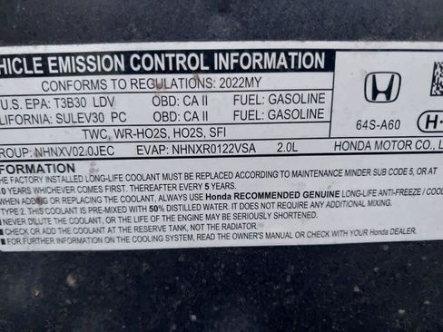 Used 2022 Honda Civic Sport image 32
