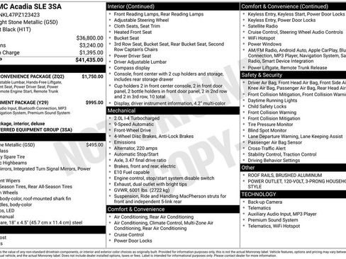 Used 2023 GMC Acadia SLE w/ Driver Convenience Package image 5