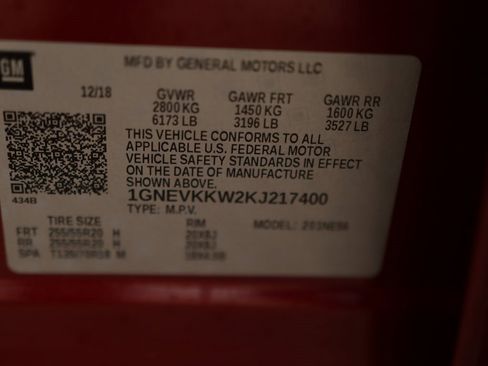 Used 2019 Chevrolet Traverse Premier w/ LPO, Floor Liner Package image 42