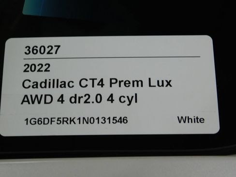 Used 2022 Cadillac CT4 Premium Luxury AWD/4WD image 95
