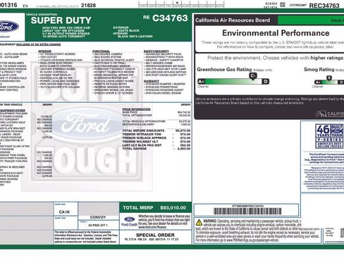 Used 2024 Ford F250 Lariat w/ Lariat Ultimate Package image 37