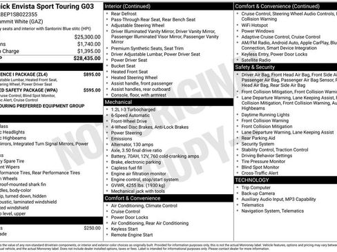 Used 2025 Buick Envista Sport Touring w/ Convenience I Package FWD image 33