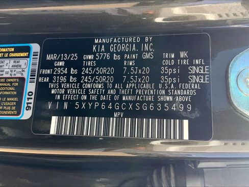 Certified 2025 Kia Telluride S FWD image 30