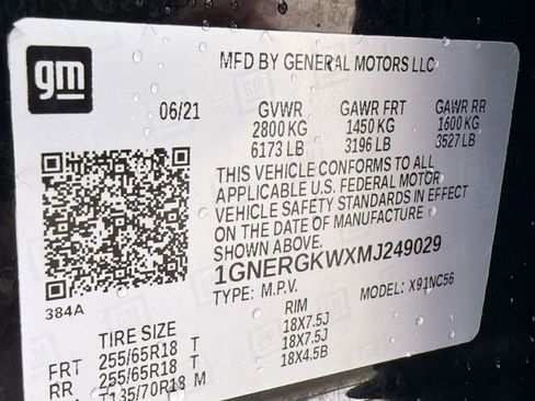 Certified 2021 Chevrolet Traverse LT image 18