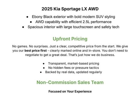 Used 2025 Kia Sportage LX AWD/4WD image 3