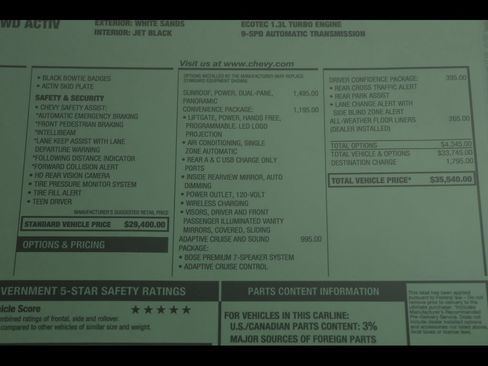 New 2026 Chevrolet TrailBlazer ACTIV w/ Convenience Package image 24