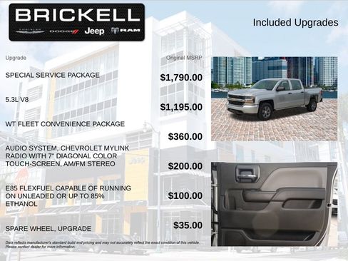 Used 2016 Chevrolet Silverado 1500 W/T w/ Special Service Package RWD image 5