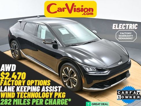 Used 2024 Kia EV6 Wind w/ Wind Technology Package AWD/4WD image 1
