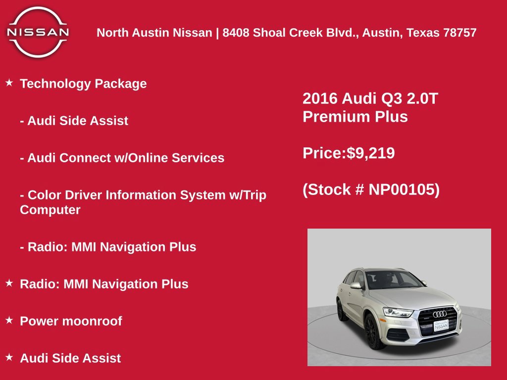 Used 2016 Audi Q3 2.0T Premium Plus w/ Technology Package AWD/4WD image 11