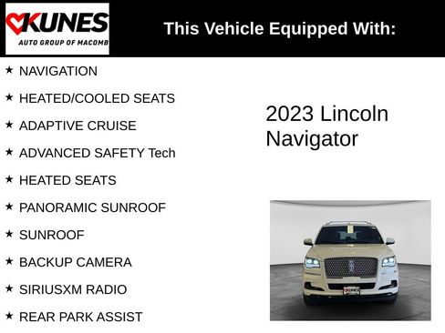 Used 2023 Lincoln Navigator Reserve AWD/4WD image 3