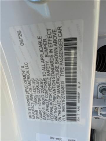 New 2026 Honda Accord LX image 18