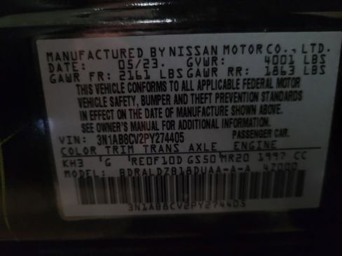 Used 2023 Nissan Sentra SV w/ All-Weather Package FWD image 33
