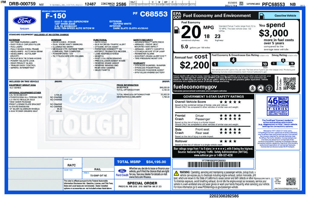 Used 2023 Ford F150 XLT AWD/4WD image 3