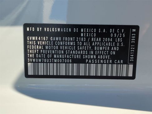 New 2026 Volkswagen Jetta Sport FWD image 23