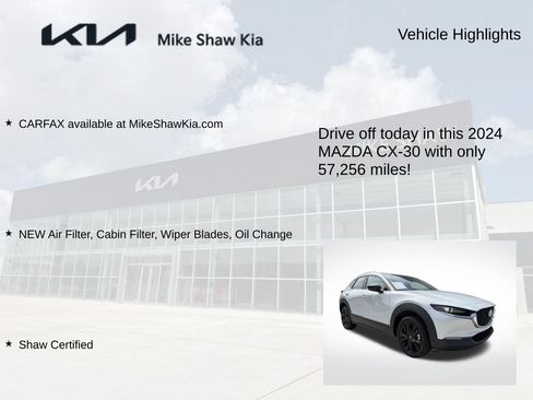 Used 2024 MAZDA CX-30 AWD 2.5 S w/ Select Sport Pkg image 9