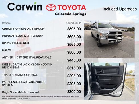 Used 2018 RAM 2500 Tradesman w/ Chrome Appearance Group AWD/4WD image 4