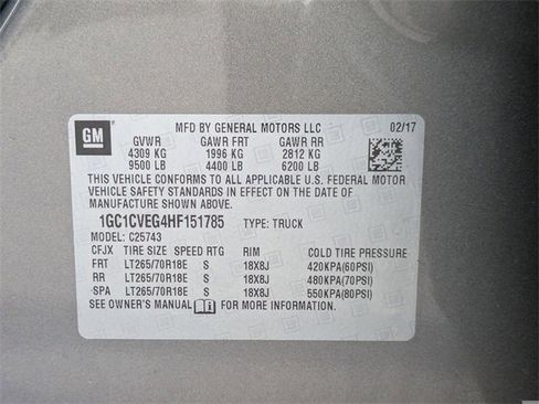 Used 2017 Chevrolet Silverado 2500 LT w/ LT Convenience Package image 33