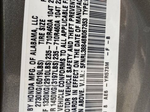 Used 2008 Honda Odyssey Touring image 12
