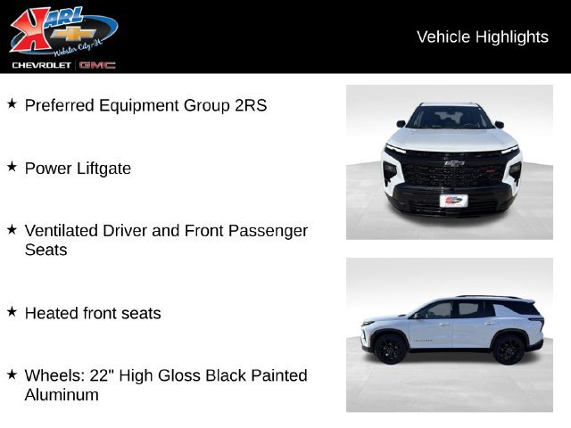 Certified 2026 Chevrolet Traverse RS AWD/4WD image 3
