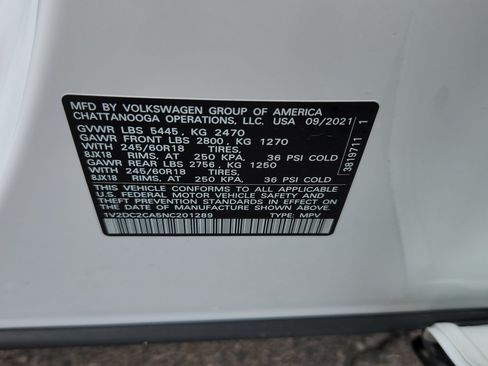 Used 2022 Volkswagen Atlas Cross Sport SE FWD image 18