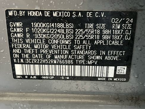 Used 2024 Honda HR-V Sport image 15