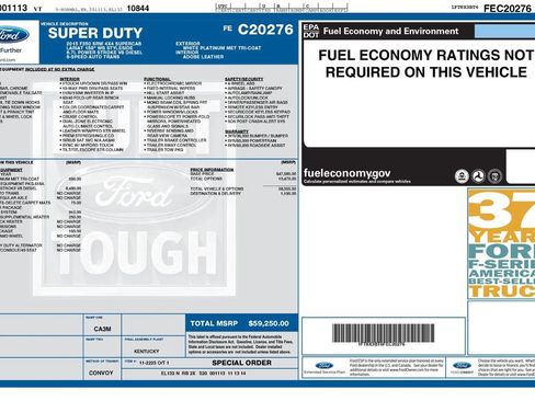 Used 2015 Ford F350 Lariat w/ Camper Package image 3