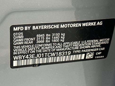 Used 2026 BMW i7 eDrive50 w/ M Sport Package image 20