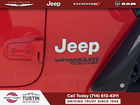 Used 2020 Jeep Wrangler Sport AWD/4WD image 8