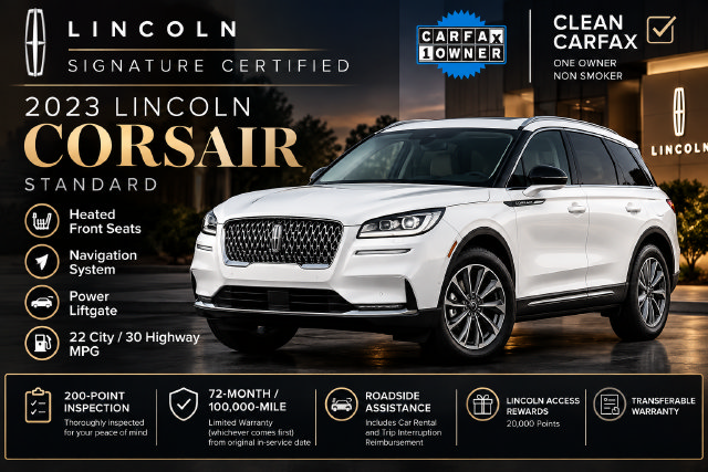 Certified 2023 Lincoln Corsair FWD image 3