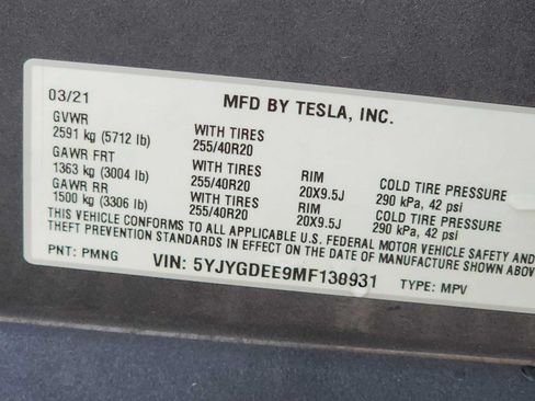 Used 2021 Tesla Model Y Long Range AWD/4WD image 23