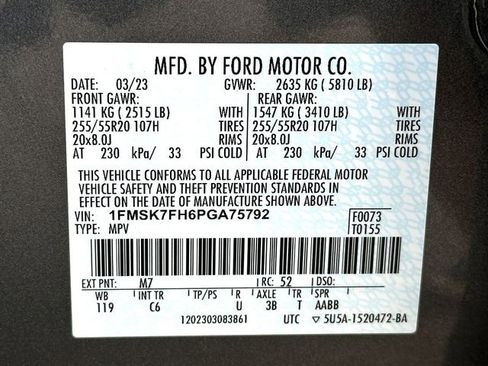 Used 2023 Ford Explorer Limited w/ Limited Technology Package image 34