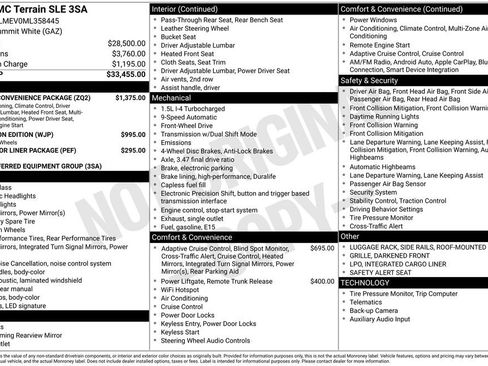 Used 2021 GMC Terrain SLE w/ Driver Convenience Package image 25