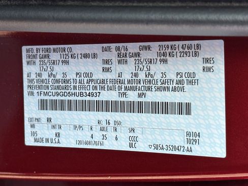 Used 2017 Ford Escape SE image 15