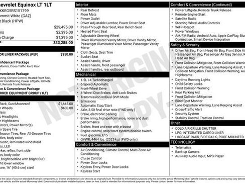 Certified 2024 Chevrolet Equinox LT w/ LPO, Floor Liner Package FWD image 38