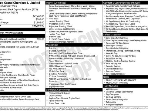 Used 2025 Jeep Grand Cherokee L Limited AWD/4WD image 10