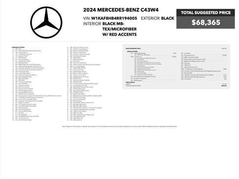 Used 2024 Mercedes-Benz C 43 AMG 4MATIC Sedan image 71