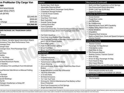 Used 2016 RAM ProMaster City Tradesman FWD image 3