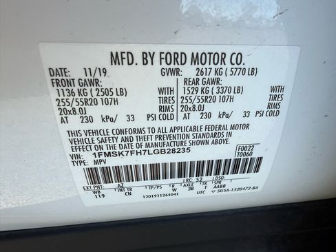 Used 2020 Ford Explorer Limited w/ Class III Trailer Tow Package image 23