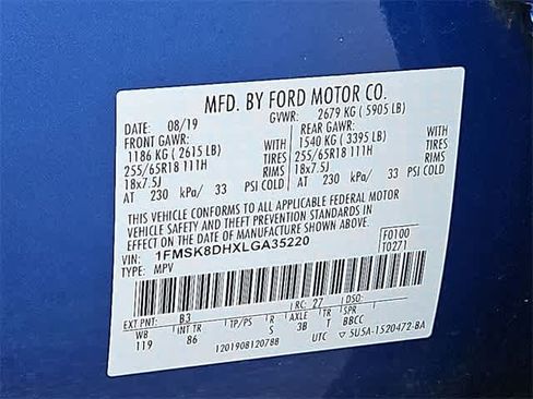 Used 2020 Ford Explorer XLT image 38