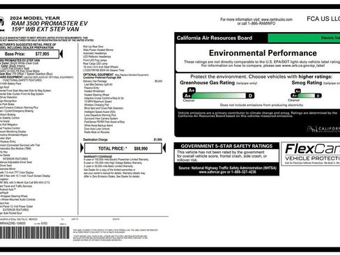 Used 2024 RAM ProMaster 3500 w/ Delivery Van Package image 4