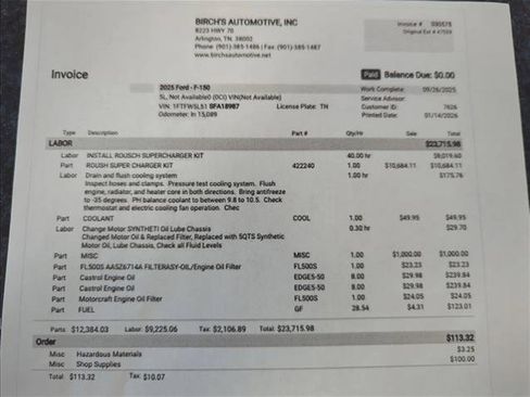 Used 2025 Ford F150 Lariat w/ Equipment Group 501A Mid AWD/4WD image 2
