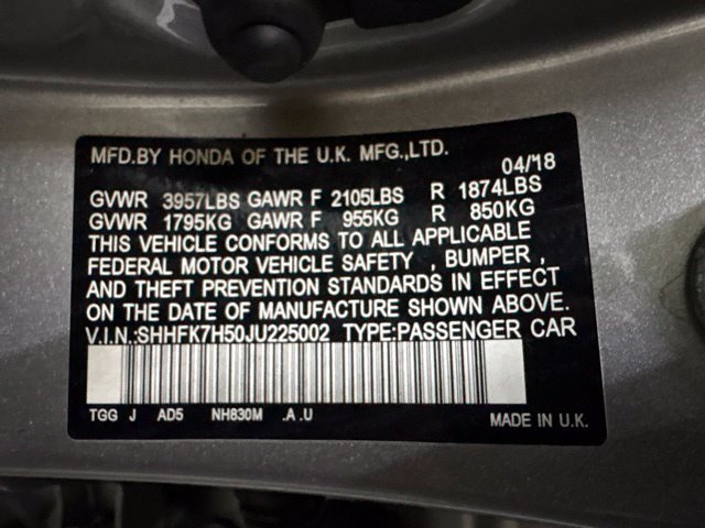 Used 2018 Honda Civic EX image 50