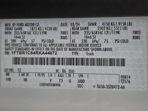 Used 2024 Ford Transit 250 148 Medium Roof RWD image 33