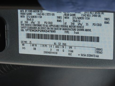 Certified 2024 Ford F150 STX w/ STX Black Appearance Package RWD image 29