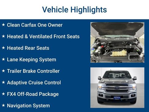 Used 2020 Ford F150 Platinum w/ FX4 Off-Road Package AWD/4WD image 3