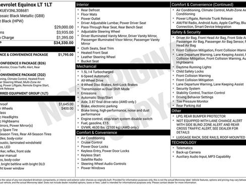 Certified 2022 Chevrolet Equinox LT AWD/4WD image 36
