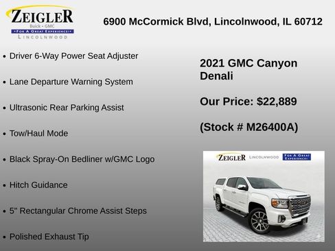 Used 2021 GMC Canyon Denali AWD/4WD image 24