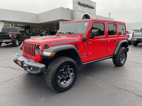 Used 2021 Jeep Wrangler Unlimited Rubicon 4xe w/ Cold Weather Group AWD/4WD image 33
