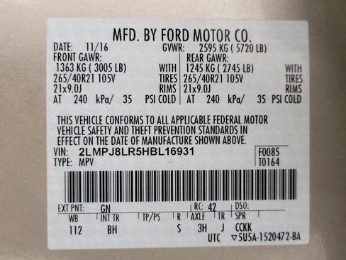 Used 2017 Lincoln MKX Reserve AWD/4WD image 29