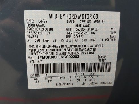 Used 2025 Ford Explorer ST-Line AWD/4WD image 34